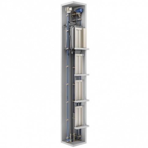 Μηχανισμός Ανελκυστήρα 3d hrs mrl LR