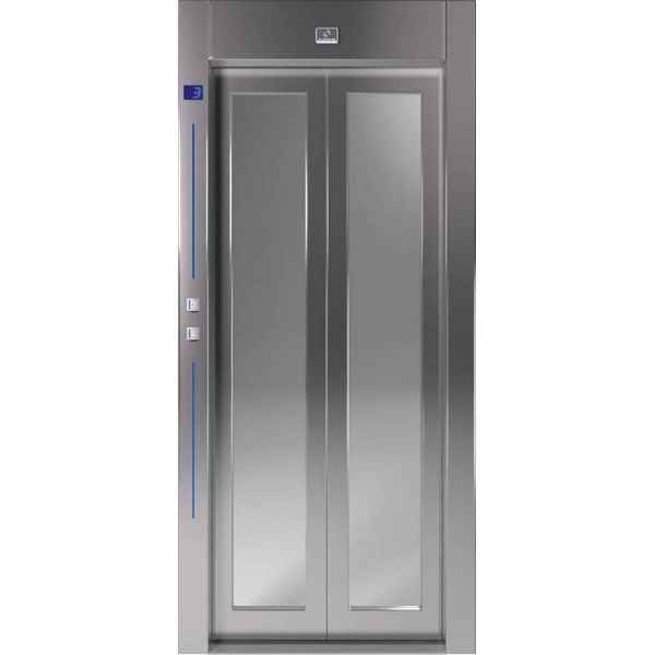 Αυτόματη Πόρτα Ανελκυστήρα central full glass 2p