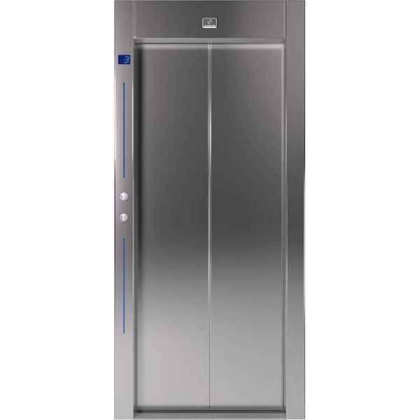 Αυτόματη Πόρτα Ανελκυστήρα central inox 2p