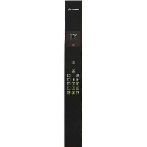 Κομβιοδόχος Ανελκυστήρα cop TSC black glass lisa