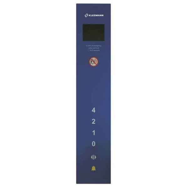 Κομβιοδόχος Ανελκυστήρα cop TSC blue glass lisa