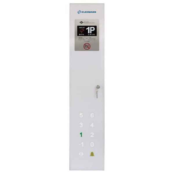 Κομβιοδόχος Ανελκυστήρα cop TSC white glass lisa